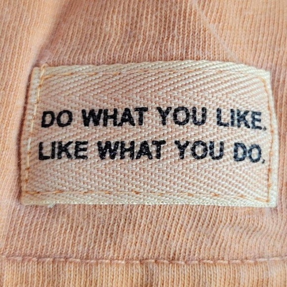 Life is Good Mens Short Sleeve Crewneck T-Shirt Tee Orange Hiking Biking Rafting - Picture 7 of 11